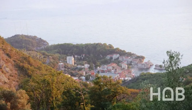 À vendre, Plot, 968 m², Budva