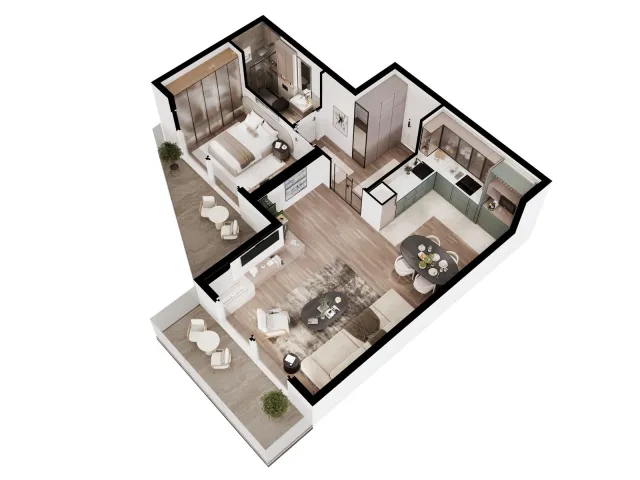 出售, 公寓, 70 m², Herceg Novi