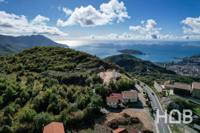 À vendre, Plot, 1000 m², Budva