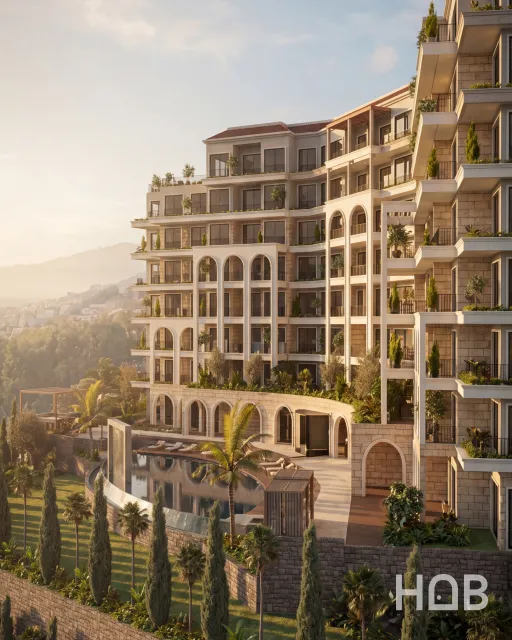 En venta, Apartment In New Building, 37 m², Budva