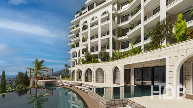 En venta, Apartment In New Building, 37 m², Budva