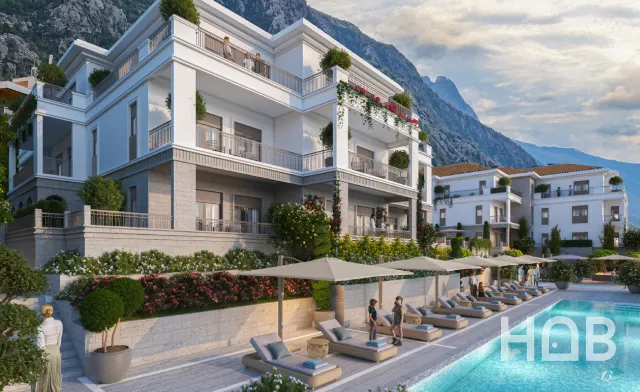 للبيع, Apartment In New Building, 54 m², Kotor