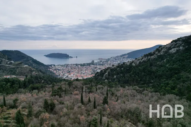 À vendre, Plot, 1080 m², Budva