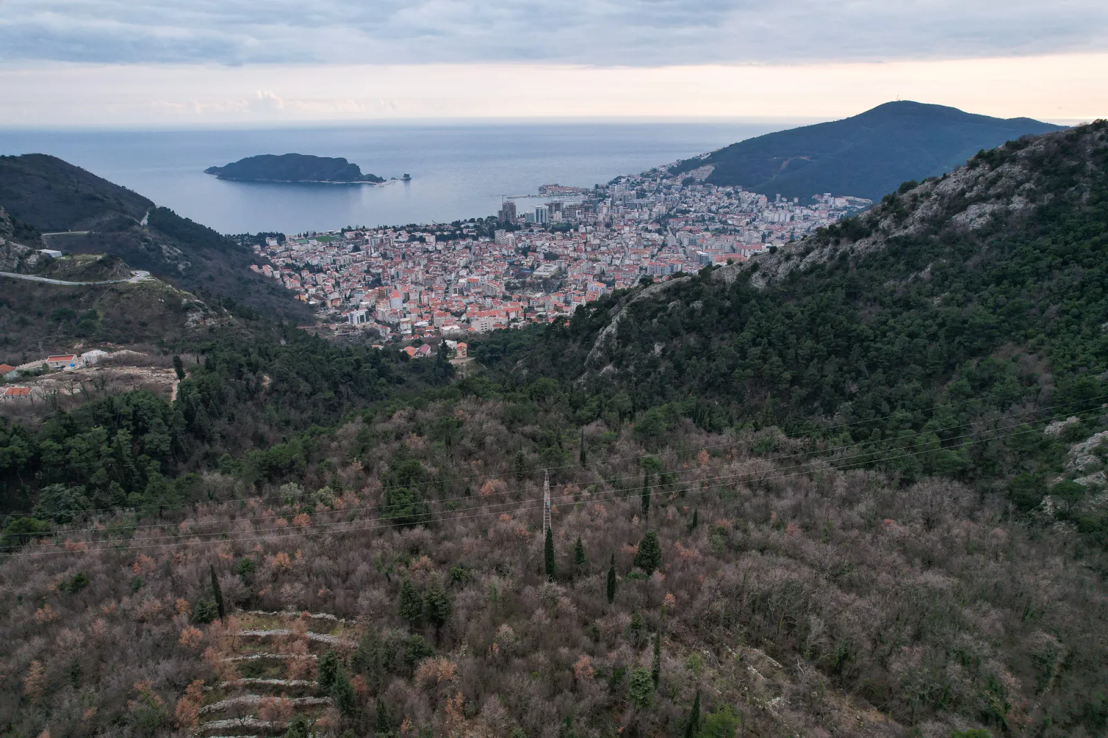 À vendre, Plot, 1080 m², Budva