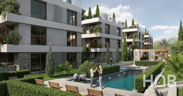 للبيع, Apartment In New Building, 46 m², Tivat