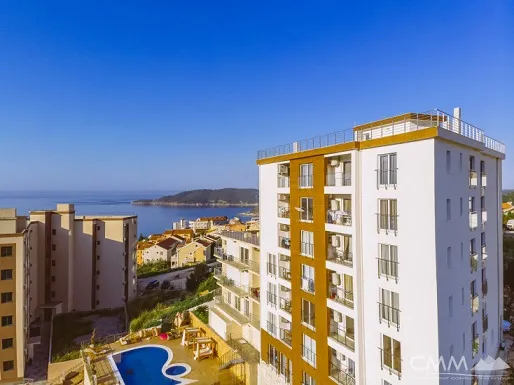 Satılık, Daire, 116 m², Budva
