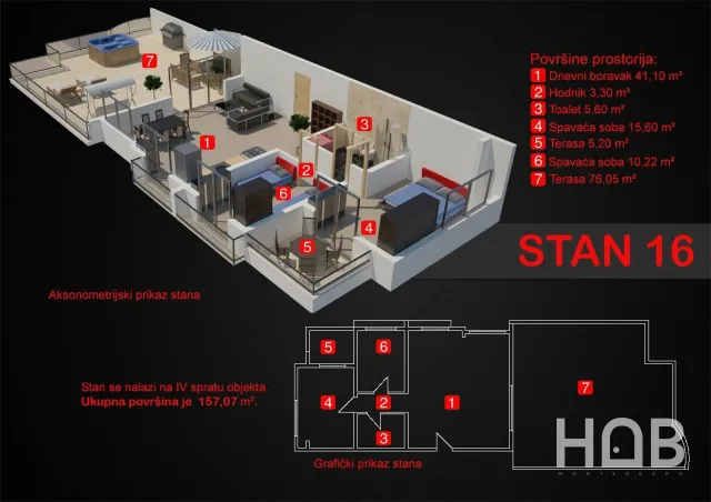 À vendre, Apartment In New Building, 41.53 m², Bar