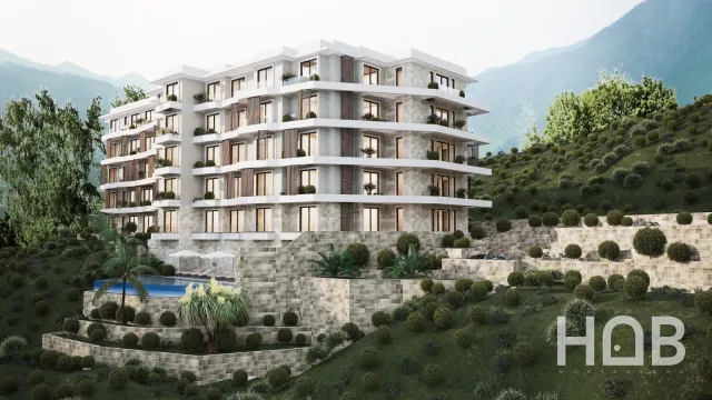 Na prodaju, Apartment In New Building, 50 m², Budva